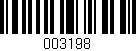 Código de barras (EAN, GTIN, SKU, ISBN): '003198'