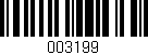 Código de barras (EAN, GTIN, SKU, ISBN): '003199'