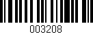 Código de barras (EAN, GTIN, SKU, ISBN): '003208'