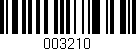 Código de barras (EAN, GTIN, SKU, ISBN): '003210'