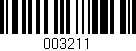 Código de barras (EAN, GTIN, SKU, ISBN): '003211'