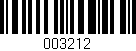 Código de barras (EAN, GTIN, SKU, ISBN): '003212'