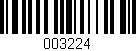 Código de barras (EAN, GTIN, SKU, ISBN): '003224'