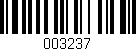 Código de barras (EAN, GTIN, SKU, ISBN): '003237'