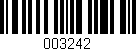 Código de barras (EAN, GTIN, SKU, ISBN): '003242'