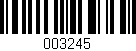 Código de barras (EAN, GTIN, SKU, ISBN): '003245'