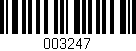 Código de barras (EAN, GTIN, SKU, ISBN): '003247'