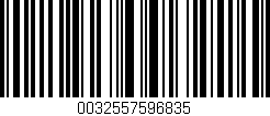 Código de barras (EAN, GTIN, SKU, ISBN): '0032557596835'