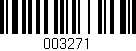 Código de barras (EAN, GTIN, SKU, ISBN): '003271'