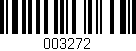 Código de barras (EAN, GTIN, SKU, ISBN): '003272'