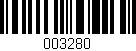 Código de barras (EAN, GTIN, SKU, ISBN): '003280'