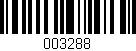 Código de barras (EAN, GTIN, SKU, ISBN): '003288'