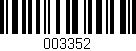 Código de barras (EAN, GTIN, SKU, ISBN): '003352'