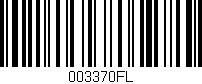 Código de barras (EAN, GTIN, SKU, ISBN): '003370FL'