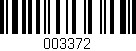 Código de barras (EAN, GTIN, SKU, ISBN): '003372'