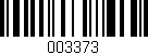 Código de barras (EAN, GTIN, SKU, ISBN): '003373'