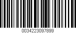 Código de barras (EAN, GTIN, SKU, ISBN): '0034223097899'