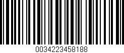 Código de barras (EAN, GTIN, SKU, ISBN): '0034223458188'