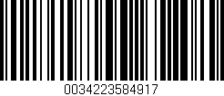 Código de barras (EAN, GTIN, SKU, ISBN): '0034223584917'