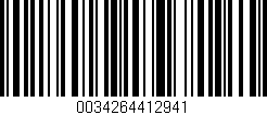 Código de barras (EAN, GTIN, SKU, ISBN): '0034264412941'