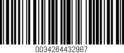 Código de barras (EAN, GTIN, SKU, ISBN): '0034264432987'