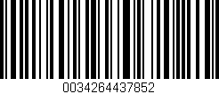 Código de barras (EAN, GTIN, SKU, ISBN): '0034264437852'