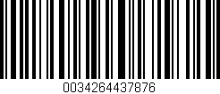 Código de barras (EAN, GTIN, SKU, ISBN): '0034264437876'