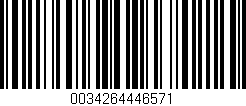 Código de barras (EAN, GTIN, SKU, ISBN): '0034264446571'