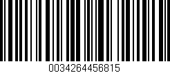 Código de barras (EAN, GTIN, SKU, ISBN): '0034264456815'