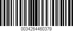 Código de barras (EAN, GTIN, SKU, ISBN): '0034264460379'