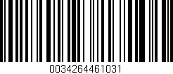Código de barras (EAN, GTIN, SKU, ISBN): '0034264461031'