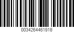 Código de barras (EAN, GTIN, SKU, ISBN): '0034264461918'