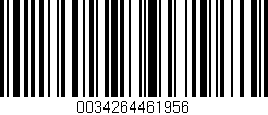 Código de barras (EAN, GTIN, SKU, ISBN): '0034264461956'
