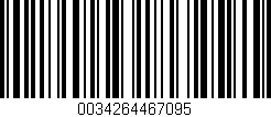 Código de barras (EAN, GTIN, SKU, ISBN): '0034264467095'