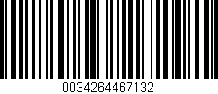 Código de barras (EAN, GTIN, SKU, ISBN): '0034264467132'