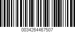 Código de barras (EAN, GTIN, SKU, ISBN): '0034264467507'