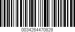 Código de barras (EAN, GTIN, SKU, ISBN): '0034264470828'