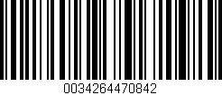 Código de barras (EAN, GTIN, SKU, ISBN): '0034264470842'