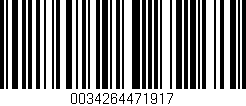 Código de barras (EAN, GTIN, SKU, ISBN): '0034264471917'