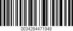 Código de barras (EAN, GTIN, SKU, ISBN): '0034264471948'