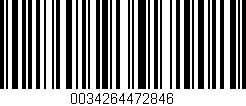 Código de barras (EAN, GTIN, SKU, ISBN): '0034264472846'