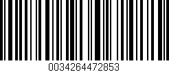 Código de barras (EAN, GTIN, SKU, ISBN): '0034264472853'