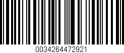 Código de barras (EAN, GTIN, SKU, ISBN): '0034264472921'