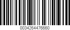 Código de barras (EAN, GTIN, SKU, ISBN): '0034264476660'