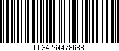 Código de barras (EAN, GTIN, SKU, ISBN): '0034264478688'