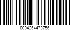 Código de barras (EAN, GTIN, SKU, ISBN): '0034264478756'