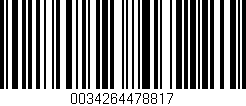 Código de barras (EAN, GTIN, SKU, ISBN): '0034264478817'
