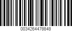 Código de barras (EAN, GTIN, SKU, ISBN): '0034264478848'
