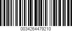 Código de barras (EAN, GTIN, SKU, ISBN): '0034264479210'