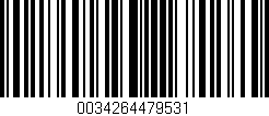 Código de barras (EAN, GTIN, SKU, ISBN): '0034264479531'